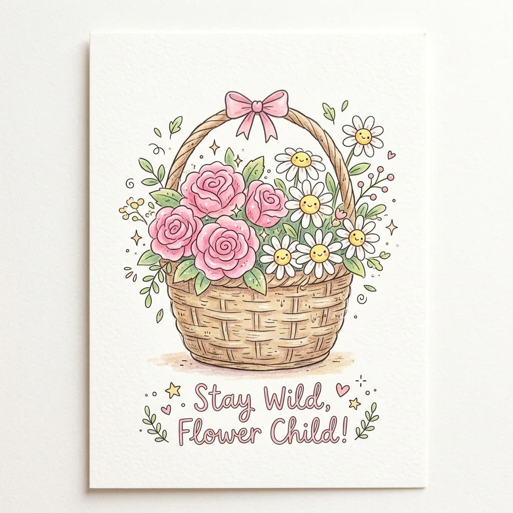 Basket of Roses 💐